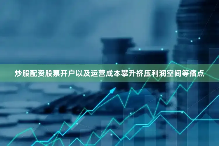 炒股配资股票开户以及运营成本攀升挤压利润空间等痛点